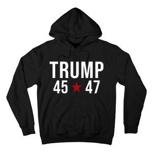 Donald Trump 45 47th President Hoodie