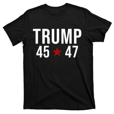 Donald Trump 45 47th President T-Shirt