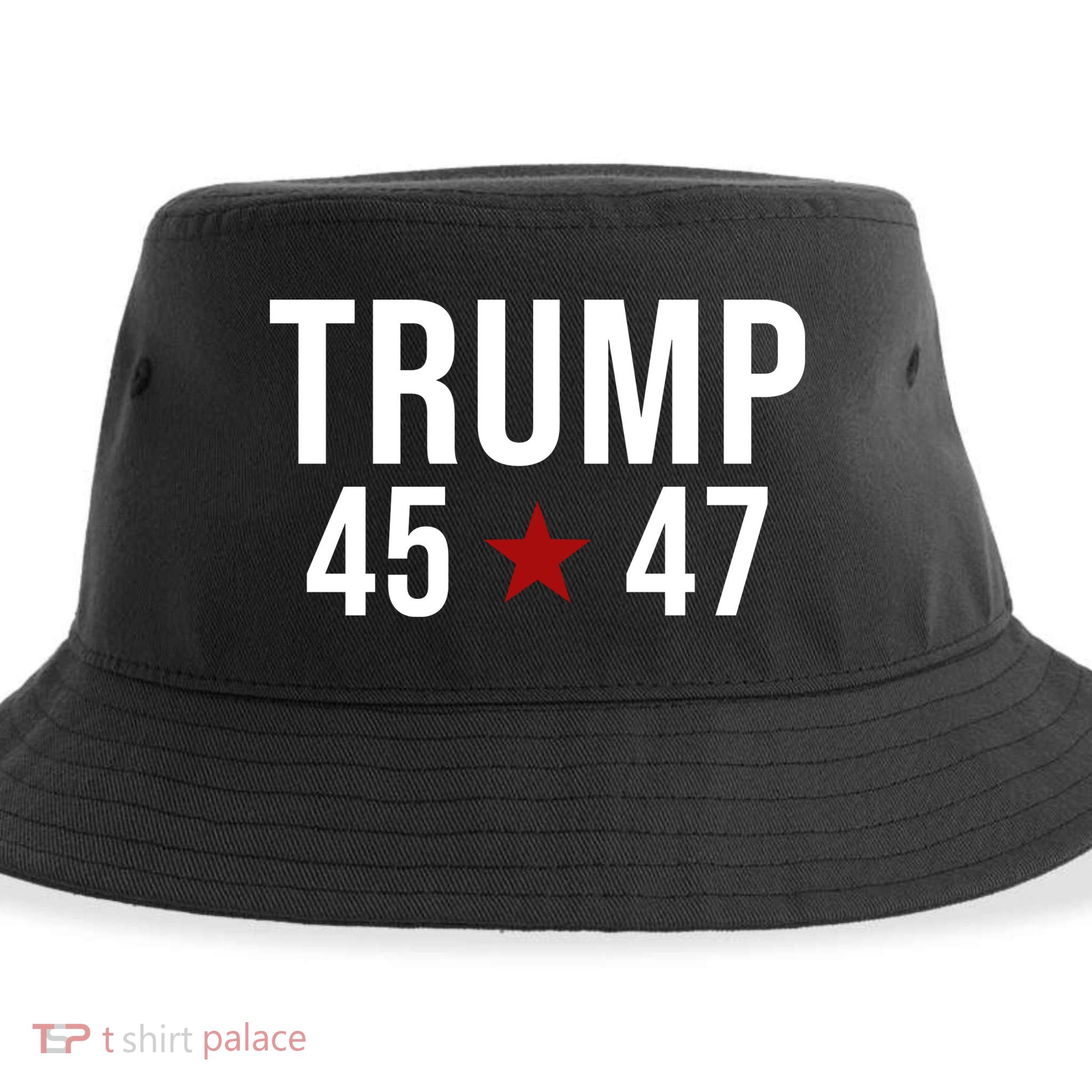 Donald Trump 45 47th President Sustainable Bucket Hat