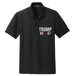 Donald Trump 45 47th President Dry Zone Grid Polo