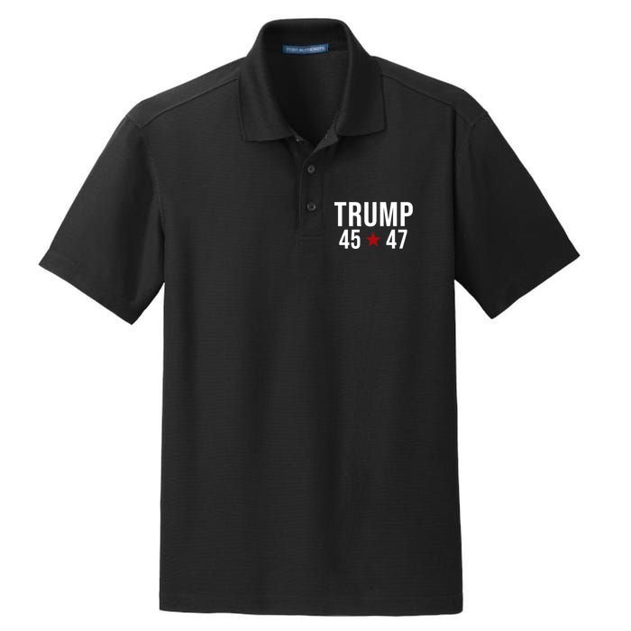 Donald Trump 45 47th President Dry Zone Grid Polo