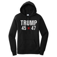 Donald Trump 45 47th President Women's Pullover Hoodie