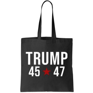 Donald Trump 45 47th President Tote Bag