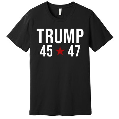 Donald Trump 45 47th President Premium T-Shirt