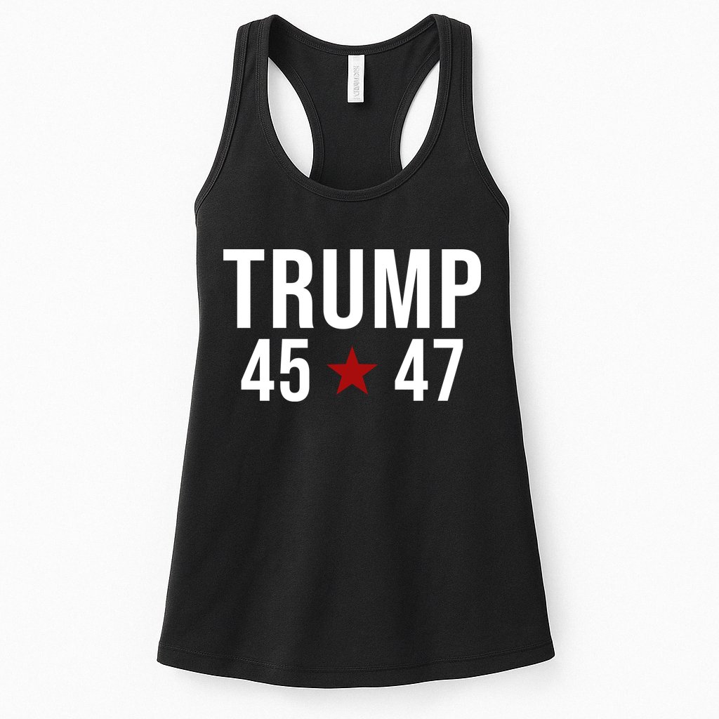 Donald Trump 45 47th President Womens Tank Top