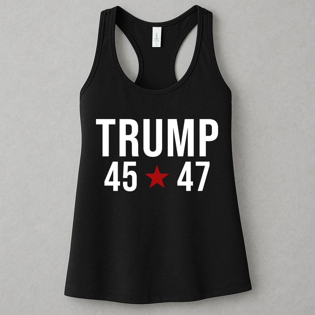 Donald Trump 45 47th President Womens Tank Top