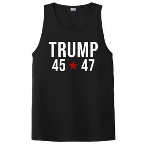 Donald Trump 45 47th President PosiCharge Competitor Tank