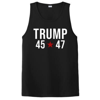 Donald Trump 45 47th President PosiCharge Competitor Tank