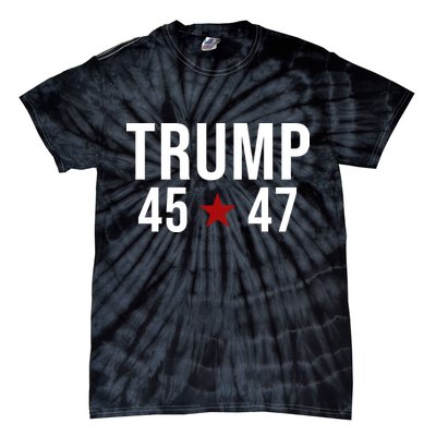 Donald Trump 45 47th President Tie-Dye T-Shirt