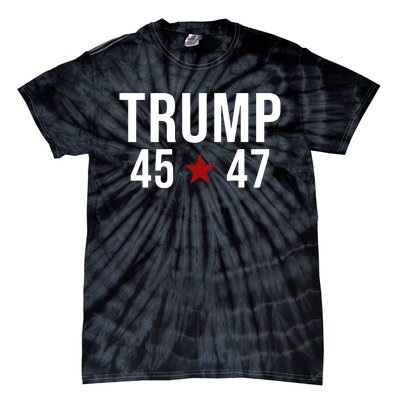 Donald Trump 45 47th President Tie-Dye T-Shirt