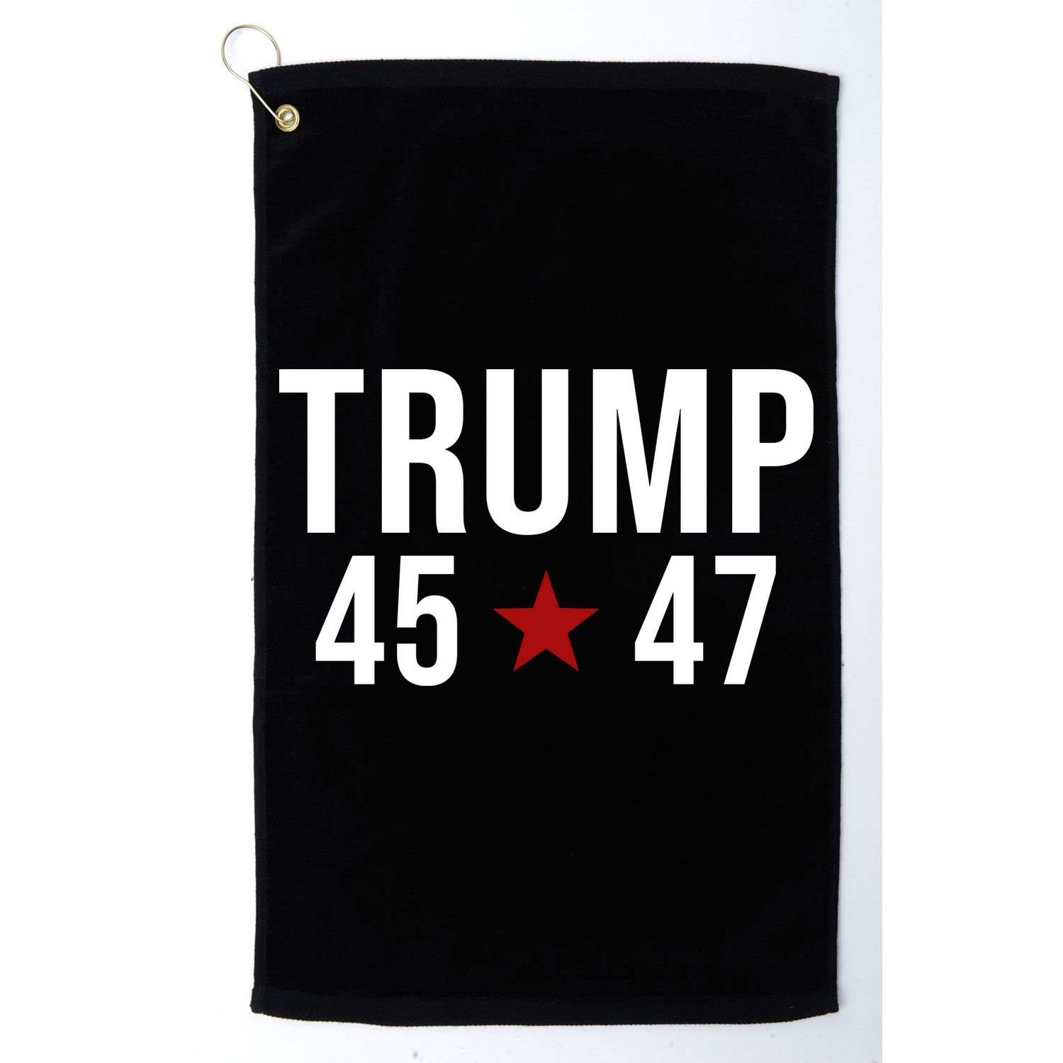 Donald Trump 45 47th President Golf Towel