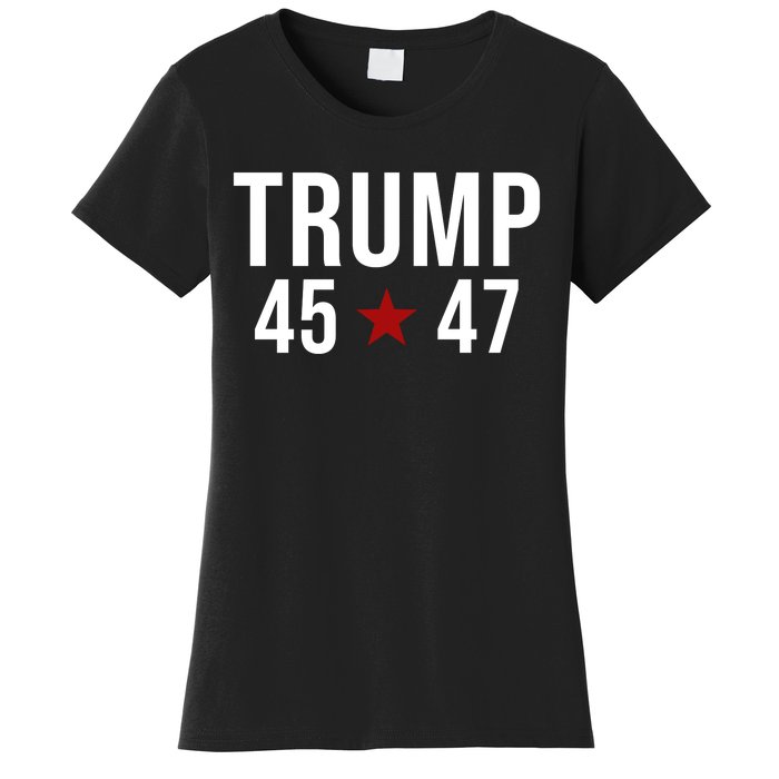 Donald Trump 45 47th President Women's T-Shirt