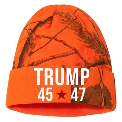 Donald Trump 45 47th President Kati Licensed 12" Camo Beanie