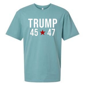 Donald Trump 45 47th President Sueded Cloud Jersey T-Shirt