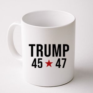 Donald Trump 45 47th President Coffee Mug