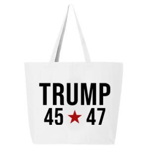 Donald Trump 45 47th President 25L Jumbo Tote