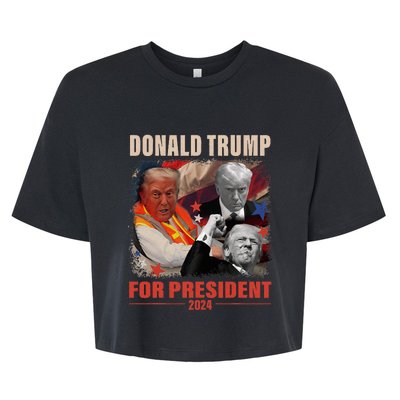 Donald Trump 47th President Elected Inauguration Day 2025 Bella+Canvas Jersey Crop Tee