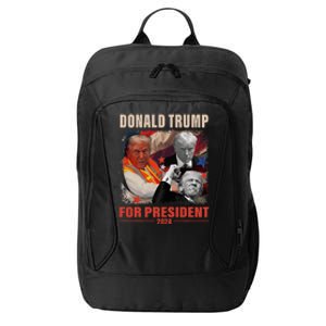 Donald Trump 47th President Elected Inauguration Day 2025 City Backpack