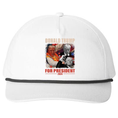 Donald Trump 47th President Elected Inauguration Day 2025 Snapback Five-Panel Rope Hat