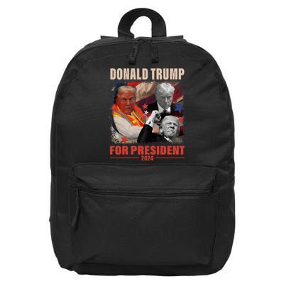 Donald Trump 47th President Elected Inauguration Day 2025 16 in Basic Backpack