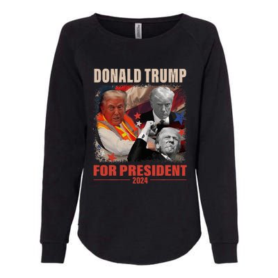 Donald Trump 47th President Elected Inauguration Day 2025 Womens California Wash Sweatshirt