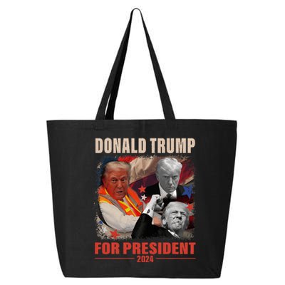 Donald Trump 47th President Elected Inauguration Day 2025 25L Jumbo Tote