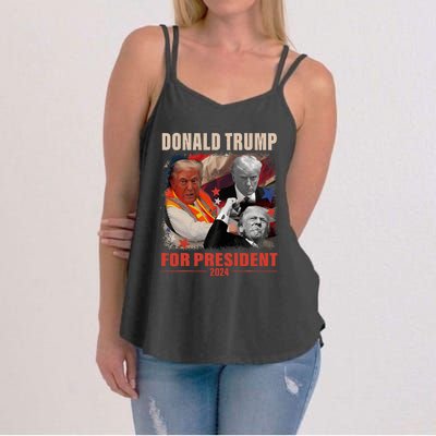 Donald Trump 47th President Elected Inauguration Day 2025 Women's Strappy Tank