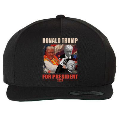 Donald Trump 47th President Elected Inauguration Day 2025 Wool Snapback Cap