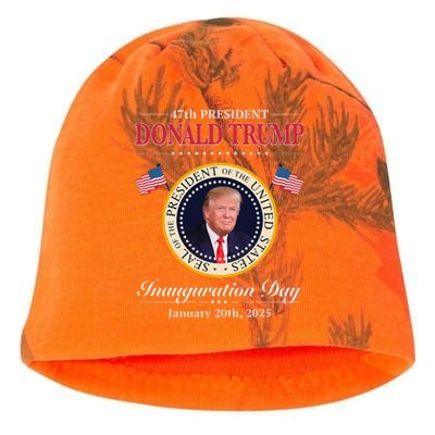 Donald Trump 47th President Inauguration 2025 Supporters Kati - Camo Knit Beanie