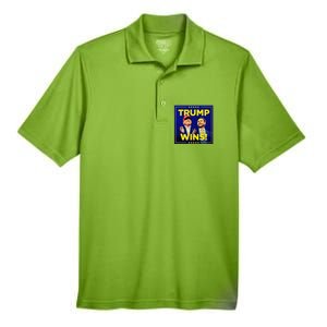 Donald Trump 47th Us Presidenttrump Wins Election 2024 Men's Origin Performance Pique Polo