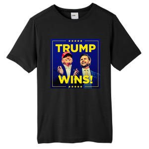 Donald Trump 47th Us Presidenttrump Wins Election 2024 Tall Fusion ChromaSoft Performance T-Shirt