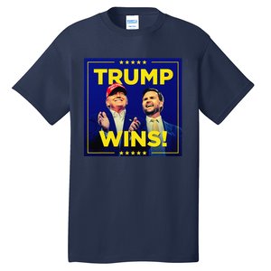 Donald Trump 47th Us Presidenttrump Wins Election 2024 Tall T-Shirt