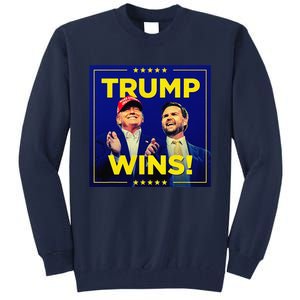 Donald Trump 47th Us Presidenttrump Wins Election 2024 Tall Sweatshirt