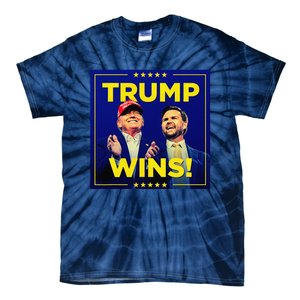 Donald Trump 47th Us Presidenttrump Wins Election 2024 Tie-Dye T-Shirt