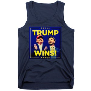 Donald Trump 47th Us Presidenttrump Wins Election 2024 Tank Top