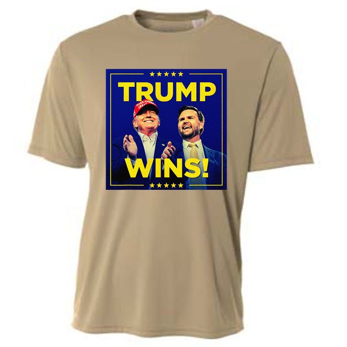 Donald Trump 47th Us Presidenttrump Wins Election 2024 Cooling Performance Crew T-Shirt