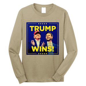 Donald Trump 47th Us Presidenttrump Wins Election 2024 Long Sleeve Shirt