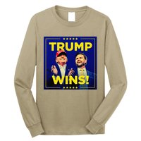 Donald Trump 47th Us Presidenttrump Wins Election 2024 Long Sleeve Shirt