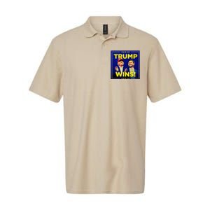 Donald Trump 47th Us Presidenttrump Wins Election 2024 Softstyle Adult Sport Polo