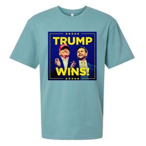 Donald Trump 47th Us Presidenttrump Wins Election 2024 Sueded Cloud Jersey T-Shirt