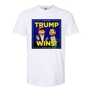 Donald Trump 47th Us Presidenttrump Wins Election 2024 Softstyle CVC T-Shirt