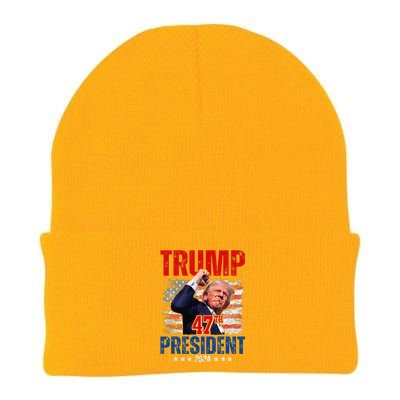 Donald Trump 47th President 2024 Trump Inauguration Day Knit Cap Winter Beanie