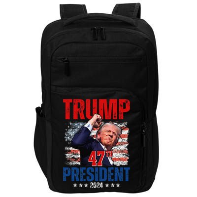 Donald Trump 47th President 2024 Trump Inauguration Day Impact Tech Backpack