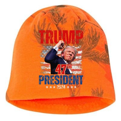 Donald Trump 47th President 2024 Trump Inauguration Day Kati - Camo Knit Beanie