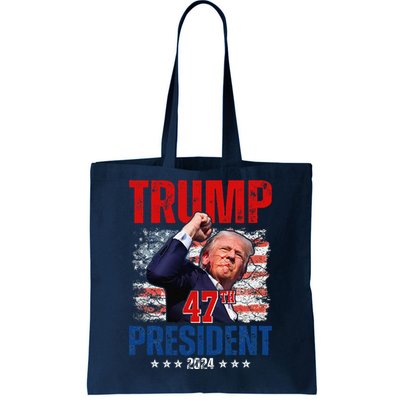 Donald Trump 47th President 2024 Trump Inauguration Day Tote Bag