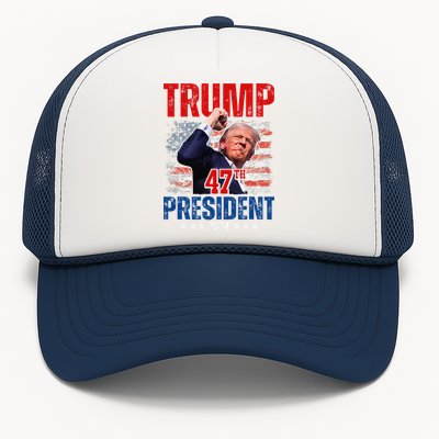 Donald Trump 47th President 2024 Trump Inauguration Day Trucker Hat