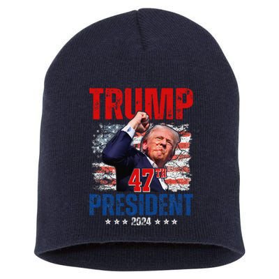 Donald Trump 47th President 2024 Trump Inauguration Day Short Acrylic Beanie