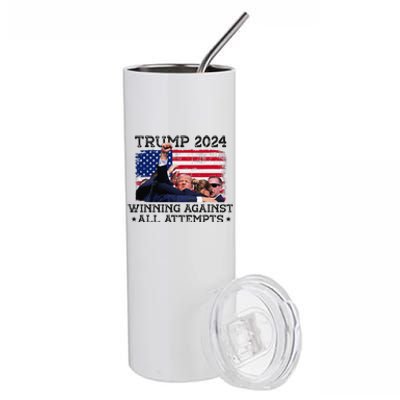 Donald Trump 47th President Of The United States Trump Won Stainless Steel Tumbler