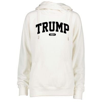 Donald Trump 45 47 President Trump 2024 Election Gift Womens Funnel Neck Pullover Hood