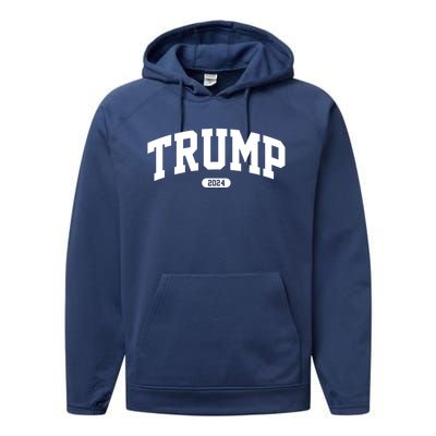 Donald Trump 45 47 President Trump 2024 Election Gift Performance Fleece Hoodie